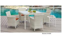 China 6pcs side table 4 dining chair-8180 supplier