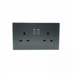 British Standard 146mmx86mm Double Outside Socket 13A 250V for sale