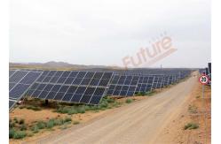 China Automatic 1 Axis Solar Tracker Mounting Structure 60 Degree supplier