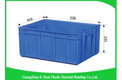 China Industrial Euro Plastic Storage Boxes , Customized Heavy Duty Plastic Storage Crates supplier