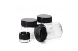 China 5g 10g 15g 1 oz Cosmetic Glass Cream Jars With Plastic Lid supplier