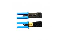 China 8p8c Rj45 Pass Through Connectors Utp Gold Plating Cat6 Modular Plug supplier