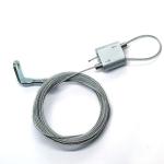Wire Rope With 90 Deg Eyelet End Fixing Suspension Kit From Concrete Ceiling for sale