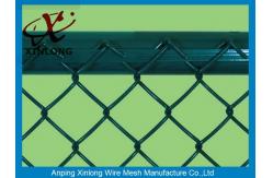 China 40 * 40mm strong Chain Link Fence for Forest Protecting and Playground supplier