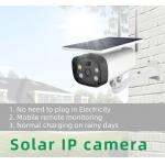 4G SIM Card 1080P HD Solar Panel Outdoor Monitoring CCTV IP Wifi Camera Smart Home Two-Way Audio Alarm Color Night for sale