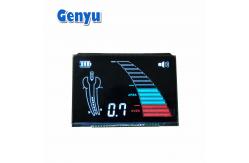 China Black VA Segmented LCD Display 25PIN For Dental Measuring Instruments supplier