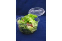 China PET Eco-Friendly Fruits Packing Plastic Box 24oz Salad Bowl With Lid supplier
