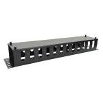 Efficient Metal Cable Management Rack with Innovative Latch Design