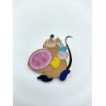 Cinderella Mice Metal Brooch Pin Disney Anime Themed 2D Design for sale
