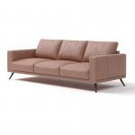 Simple Office Furniture Sofa Modular Brown Synthetic Leather Sofa Set for sale