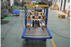China Semi Automatic Top And Bottom 240W Box Sealing Machine supplier