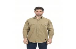China EN ISO11611 Fire Retardant Work Shirt 7.5oz Good Breathability supplier
