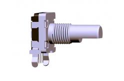 China 11mm EC11 Metal shaft incremental rotary encoder EC110104X2A-VA1 supplier