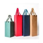 Recyclable Printed Paper Carrier Bags With Paper Twist Handle