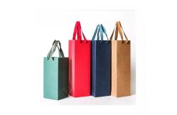China Recyclable Printed Paper Carrier Bags With Paper Twist Handle supplier
