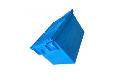 China HDPE Stackable 600x400 Packing Industrial Logistic Box Blue Recyclable Plastic supplier
