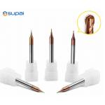 Solid Carbide Micro Cutting Diameter Medical Industry 2 Flutes Ball Nose End Mill for sale