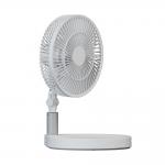 Rechargeable Folding Pedestal Fan Portable USB Handheld Stand With LED Light for sale