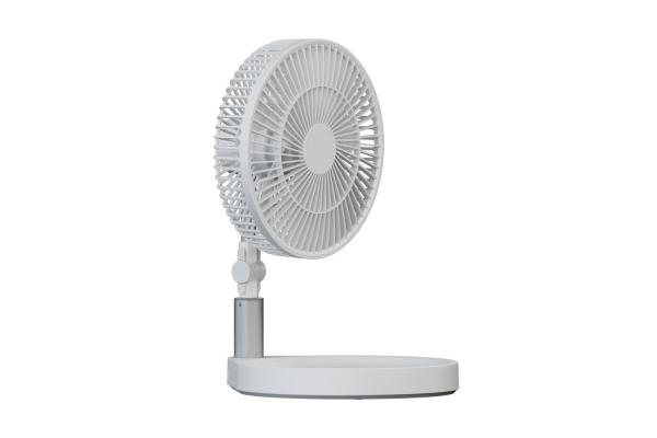 Rechargeable Folding Pedestal Fan Portable USB Handheld Stand With LED Light