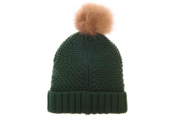 Maxied wool-knit beanie