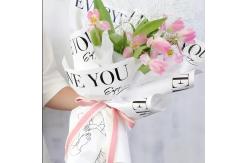 China Bouquet Wrapper Of Florist Translucent Waterproof Wrapping Paper For Flower supplier