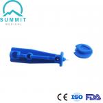 Medical Disposable Blood Lancet Twist Top 28G Blue for sale