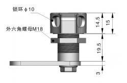 China Wing Knob Keyless High Security Cam Lock OEM For Fire Cabinet supplier