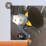 5000kg Capacity Welding Positioners Welding Rotating Positioner Table With 0.75kW Motor for sale