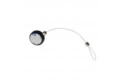 China Mini Round Plastic Anti Theft Retractable Display Pull Box Recoiler supplier