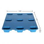 Reinforced Recycled Plastic Pallets Hygienic Euro Size 1100*1100mm for sale