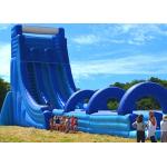 Commercial Giant Inflatable Dry And Wet Slide For Adult / Dual Lane Inflatable Slip N Slide for sale