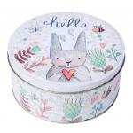 Customized CMYK Round Gift Tin Cans For Cookies for sale