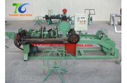 China 18M/Min Barbed Wire Making Machine 10cm Distance 1000KG supplier