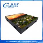 Decorative Led String Floor Screen Display P3.91 With Glass Cover Strong And Waterproof for sale