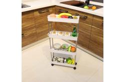 China Sonsill Folding Utility Home Storage Carts 4 Tiers Odorless Multifunction Durable supplier