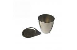 China ISO 50ml Pure Nickel Crucible Alkali Resistance With Lid supplier