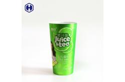 China Disposable Plastic Cups With Lids Leakage Proof Inside Height 139mm supplier