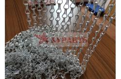 China Anodized Lightweight Double Hook Aluminum Door Hanging Chains supplier