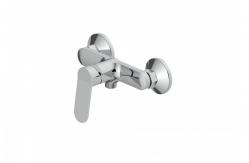 China Shower Mixer Tap Single Lever Wall Mounted Bathroom 1/2 Shower Outlet Bottom supplier