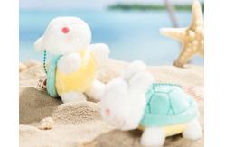 China Plush Turtle Keychain Small Cute Stuffed Sea Animals Keychains supplier