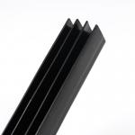 Customized Flexible PVC Channel Extrusion Plastic Corner Extrusion for sale
