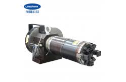 China LINGMAN 125C Double-acting Laser Rotary Axis Chuck Feeding Rear Chuck supplier
