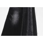 Black Shade 11.8Oz Cotton Polyester Denim Fabric For Skirts Shorts for sale