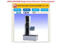 China LDW-S 50N-5000N Single Column Electronic Testing equipment supplier