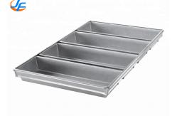 China RK Bakeware China-Chicago Metallic 4 Straps Glazed Cinnamon Package Roll Bread Pan supplier