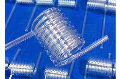 China Clear Quartz Glass Coil Tubing Processing 300mm OD UVC Light supplier