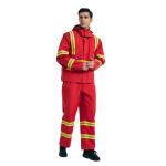 Inherently Flame Retardant Rain Wear , Permanently Flame Resistant Rain Proof Jacket