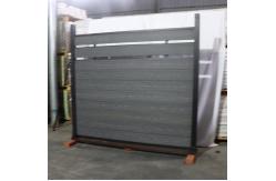 China Garden Co Extrusion Wpc Fence Panel Wood Plastic Composite Mildew Proof supplier