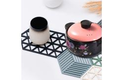 China Eco Friendly Bendable Round Silicone Coffee Cup Coaster supplier