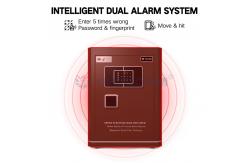 China Height 580mm home lock box Customized Double Alarm supplier